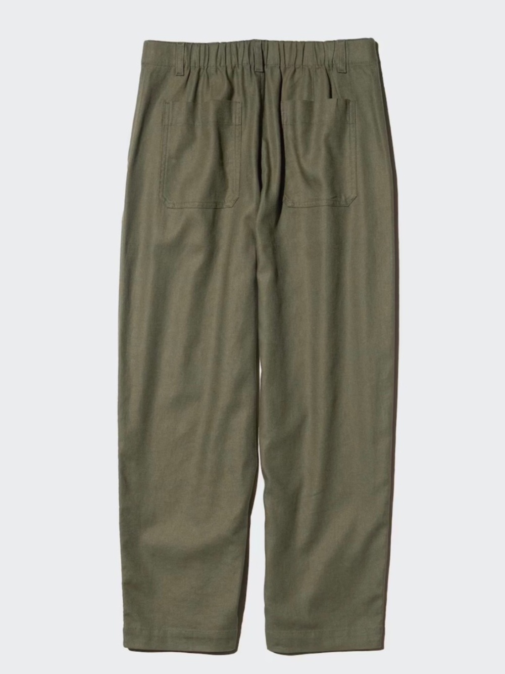 UNIQLO Women’s Linen Cotton Tapered Pant Sz MED NWT